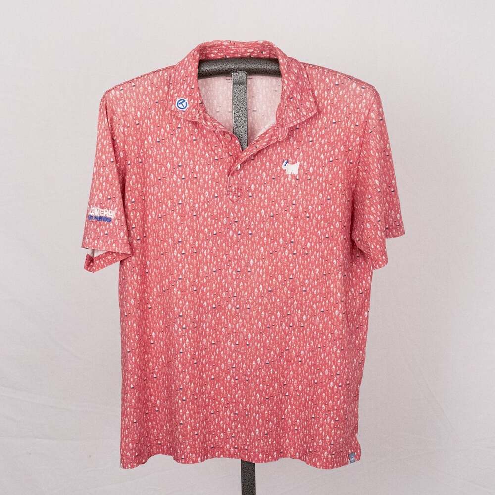 Scotty Cameron x Peter Millar Seaside Golf Polo Regatta Reflection LARGE Bulldog